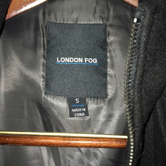London fog wool coat, zip up and button up - Picture 2 of 4